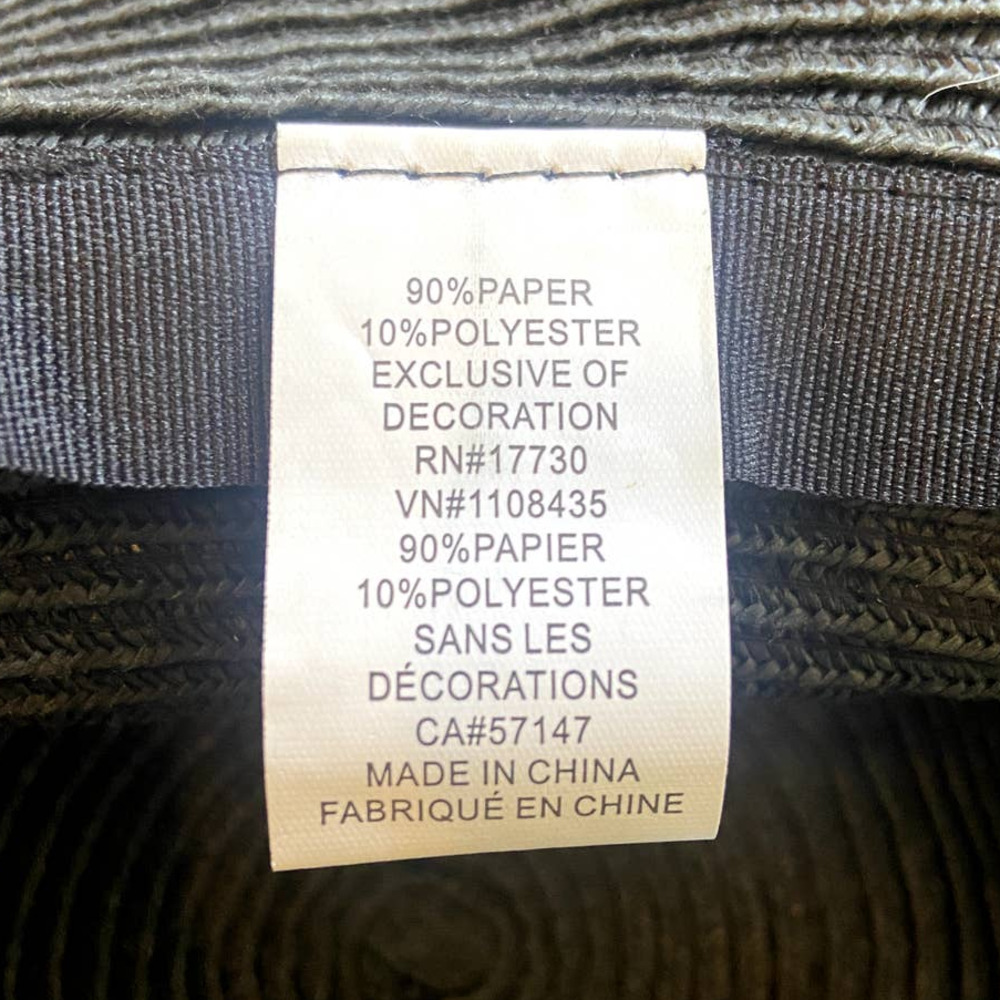 TARGET Woven Floppy Straw Hat With Bow - Picture 7 of 7